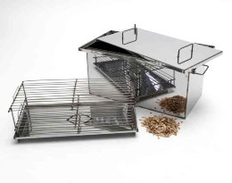 Коптильня из нерж. стали, двухуровневая с гидрозатвором (АристократЪ)